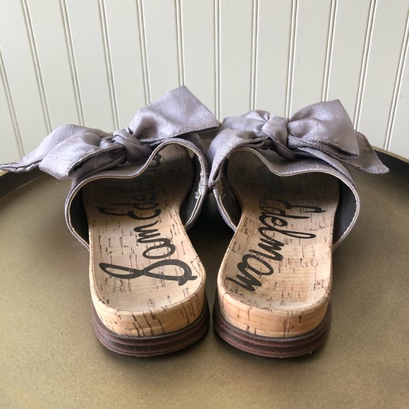 SAM EDELMAN HENNA FABRIC BOW SLIDES | SZ: 6 | EUC - Picture 3 of 9